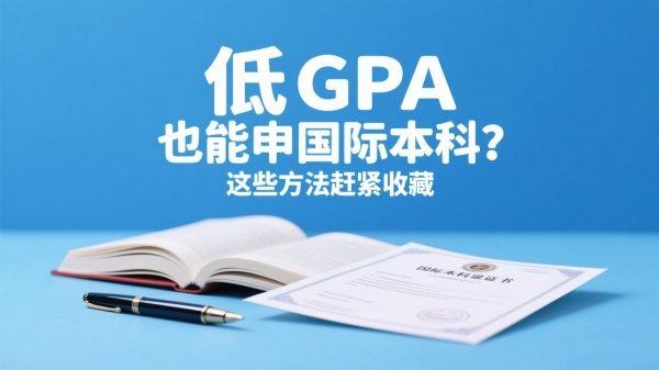 低 GPA 也能申国际本科？这些方法赶紧收藏